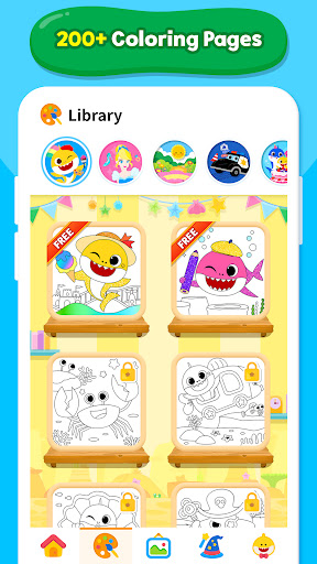Baby Shark Coloring Book: Kids Bildschirmfoto 9