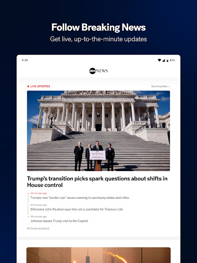 ABC News: Breaking News Live Bildschirmfoto 14