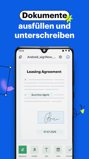 SignNow Elektronische Signatur Bildschirmfoto 5