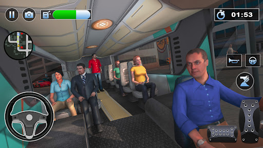 Bus Simulator : 3D Bus Games Bildschirmfoto 2