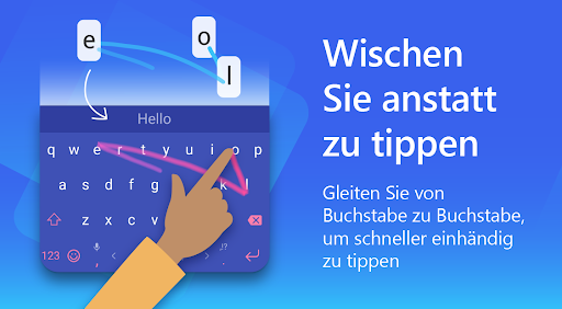 Microsoft SwiftKey KI-Tastatur Bildschirmfoto 1