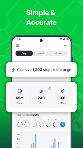 Step Tracker Launcher Bildschirmfoto 6
