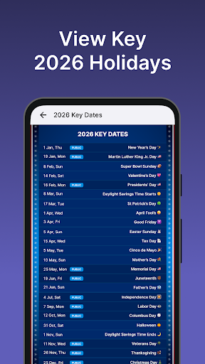 2026 Calendar Launcher Bildschirmfoto 6