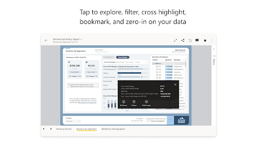 Microsoft Power BI Bildschirmfoto 6