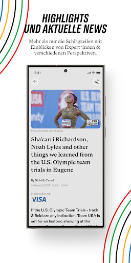 Olympia™: Live-Sport & News Bildschirmfoto 1