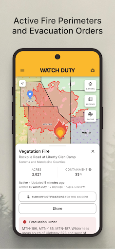 Watch Duty: Wildfire & Floods Bildschirmfoto 1