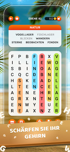 Wortsuche Wortspiel Bildschirmfoto 2