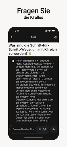 Chatbot-App: KI-Assistent Bildschirmfoto 4