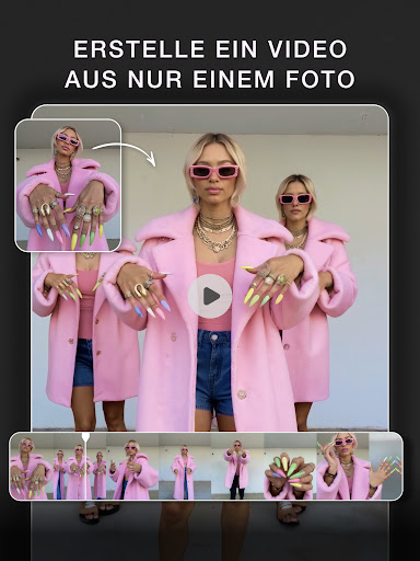 Glam AI Video & Foto Erstellen Bildschirmfoto 8