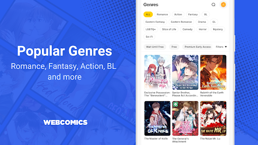 WebComics - Webtoon & Manga Bildschirmfoto 11