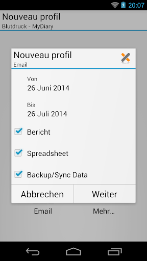 Blutdruck (MyDiary) Bildschirmfoto 5