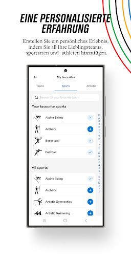 Olympia™: Live-Sport & News Bildschirmfoto 6