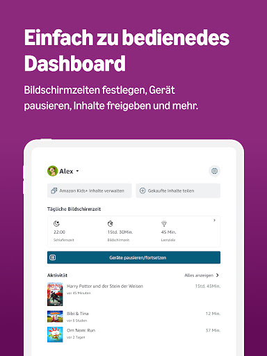 Amazon Kids Eltern Dashboard Bildschirmfoto 6