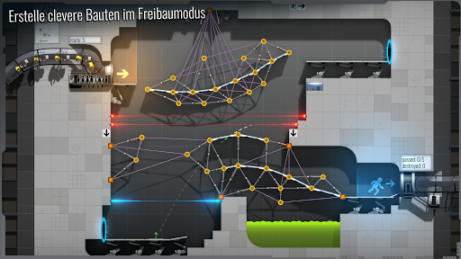 Bridge Constructor Portal Bildschirmfoto 1
