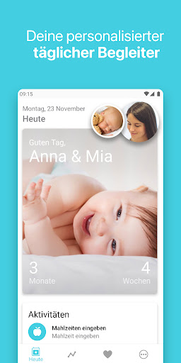 Baby + | Dein Baby-Tracker Bildschirmfoto 1