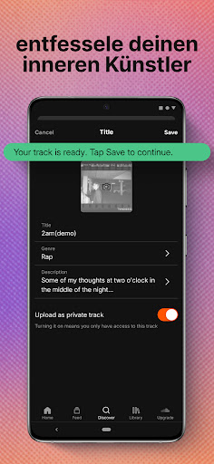 SoundCloud: Musik entdecken Bildschirmfoto 14
