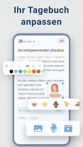 My Diary, Journal Tagebuch app Bildschirmfoto 3