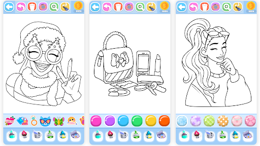 Glitter Beauty Coloring Pages Bildschirmfoto 5