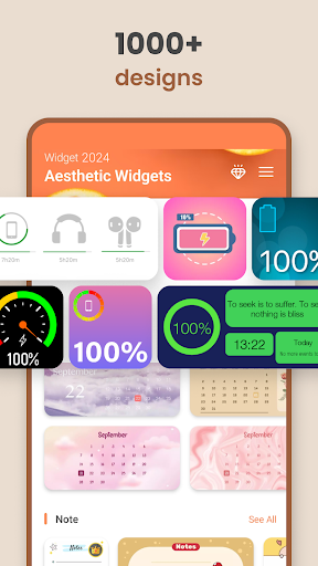 Widget 2026 - Esthetic Widgets Bildschirmfoto 17