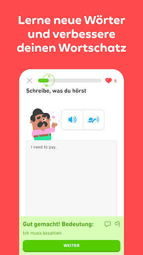Duolingo: Sprachen & Schach Bildschirmfoto 6