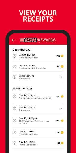 CEFCO Rewards Bildschirmfoto 1