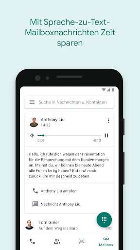 Google Voice Bildschirmfoto 3