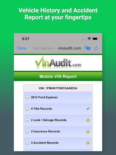 VIN Check Report for Used Cars Bildschirmfoto 21