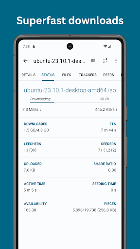 Flud - Torrent Downloader Bildschirmfoto 7