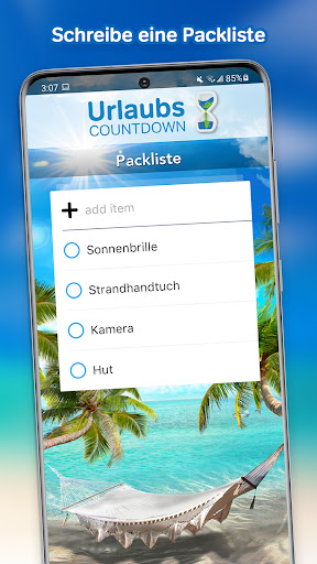 Urlaubs-Countdown Bildschirmfoto 5