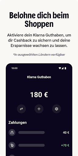 Klarna: Verwalte Geld smarter Bildschirmfoto 7