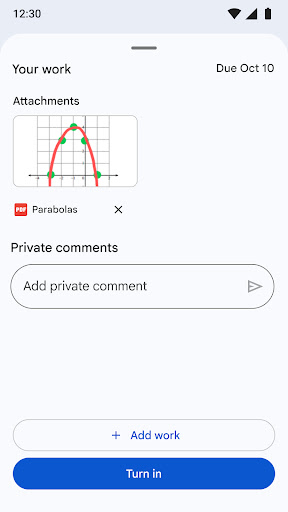 Google Classroom Bildschirmfoto 4