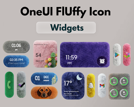OneUI Fluffy Icons Bildschirmfoto 4