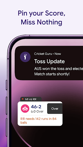 Cricket Guru - Fast Live Score Bildschirmfoto 4