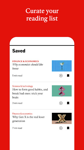 The Economist - News, Podcasts Bildschirmfoto 3