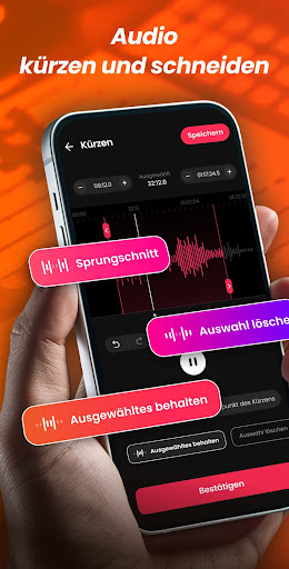 Audio-Editor, Musik Schneiden Bildschirmfoto 1