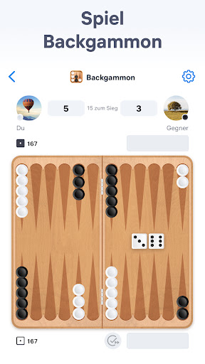 Backgammon - Brettspiel Bildschirmfoto 1