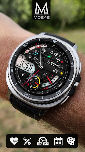 MD242 Hybrid watch face Bildschirmfoto 1