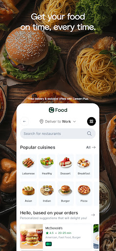 Careem: Taxi, Food & Delivery Bildschirmfoto 2
