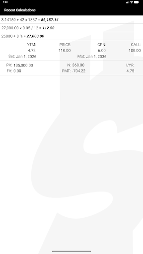 10bii Financial Calculator Bildschirmfoto 3