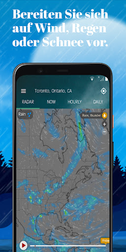Wetterradar — Sturmkarte Live Bildschirmfoto 3