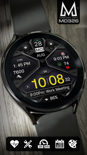 MD326 3D Modern Watch Face Bildschirmfoto 16