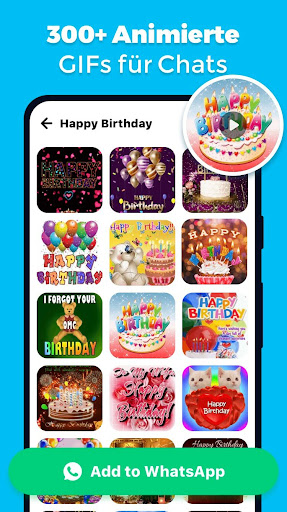 GIF Sticker & WAsticker Bildschirmfoto 8