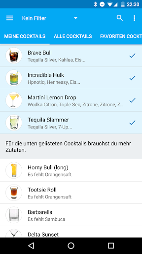 Meine Cocktailbar Pro Bildschirmfoto 2