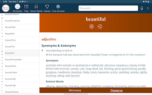 Dictionary - Merriam-Webster Bildschirmfoto 21