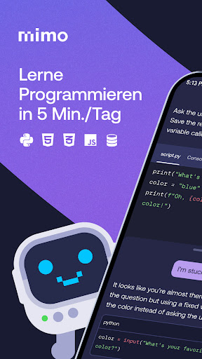 Mimo: Programmieren Lernen Bildschirmfoto 4