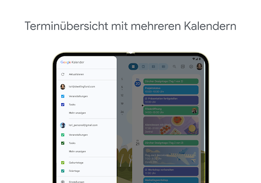 Google Kalender Bildschirmfoto 16
