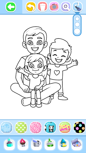 Family Love Coloring Book Bildschirmfoto 3