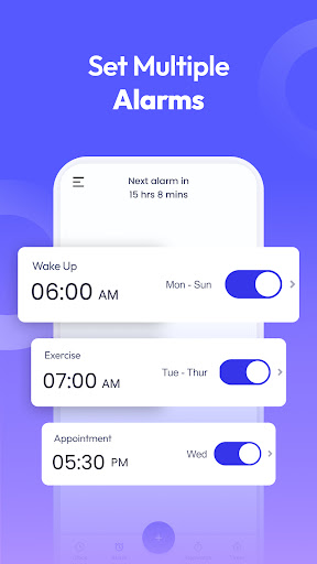 Alarm Clock Launcher Bildschirmfoto 2