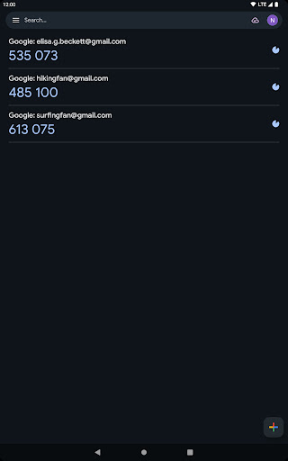 Google Authenticator Bildschirmfoto 8