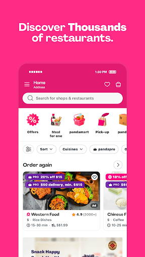 foodpanda: food & groceries Bildschirmfoto 3